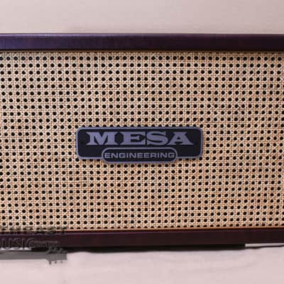 Mesa Boogie 2X12 Recto Horizontal Closed Back Cabinet - Wine Taurus, Wicker Grille image 2