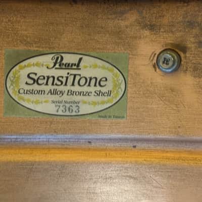 Pearl - 6.5x14" Sensitone Custom Alloy Bronze Snare Drum image 6