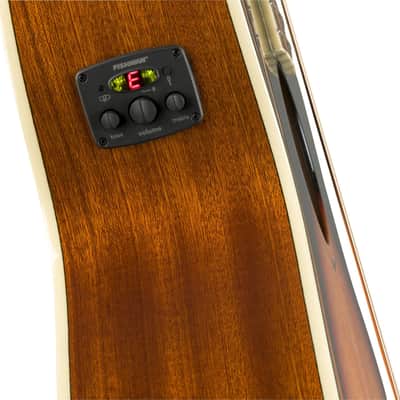 Fender FA-450CE Bass 4-String Acoustic-Electric Bass Guitar, Flame Maple Top, 3-Color Sunburst image 5