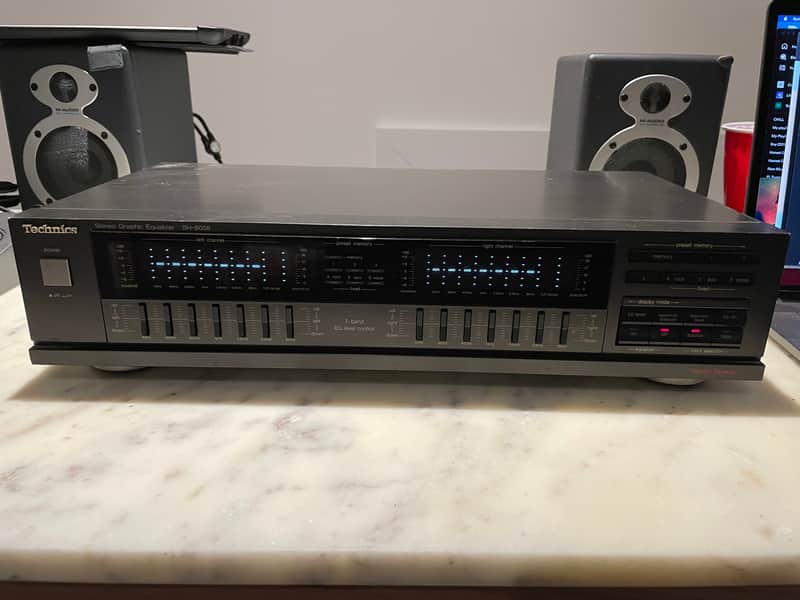 Technics SH-8058 Stereo Graphic Equalizer EQ Stereo Hi Fi Audio image 1