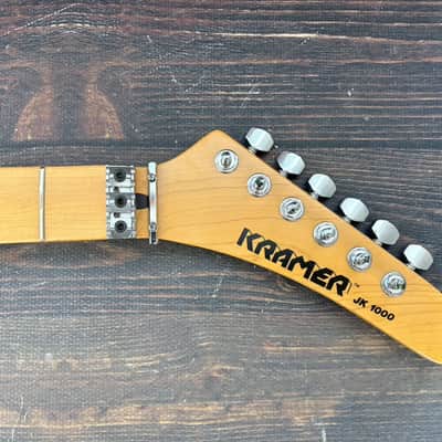 80s KRAMER JK1000 Banana Head Neck Natural Head Made in Japan image 11