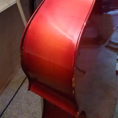 Erich Pfretzschner Upright Bass, 3/4 892L w/Stand and Padded Carry Case image 12