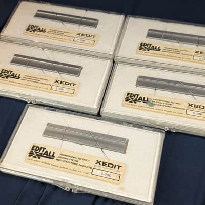 EDITALL X-Edit S-2/90 1/4" Reel To Reel Tape Splicing Blocks 1970 image 1