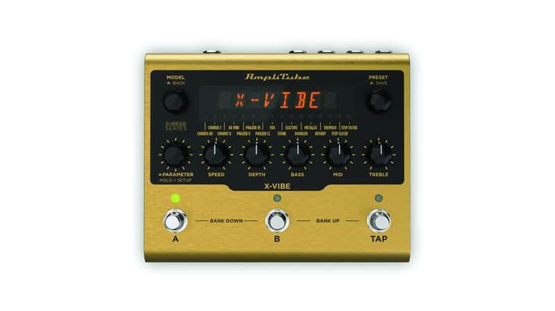 IK Multimedia QTY. 0 AmpliTube X-VIBE (Modulation) X-GEAR Series Boutique Guitar Digital Effects Pedals image 1