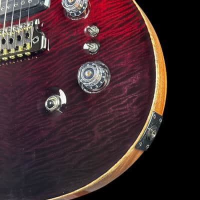 PRS Custom 24-08 Mango Limited Fire Red / Gray Black Fade w/case 0424349 image 7
