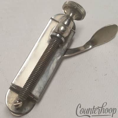 *Leedy Snare Drum Strainer 2 9/16" Nickel Vintage 40s Tensioner Marching Parade* image 2
