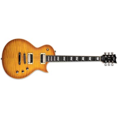 ESP LTD EC-1000T FM Honey Burst Satin HBS Electric Guitar + ESP Hard Case Fluence EC-1000 T image 2