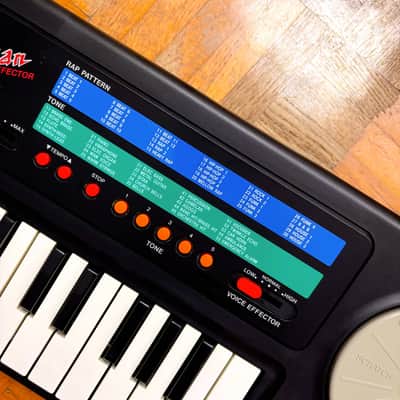 Casio Rapman (Japan, 1990) Toy Synth Vocoder Drum Machine and Voice Effector! With brand-new micro-microphone! image 8