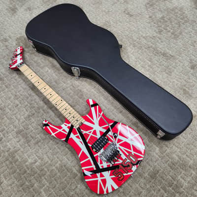 Eddie Van Halen Kramer Copy Floyd Rose Stripe w/ HSC image 11