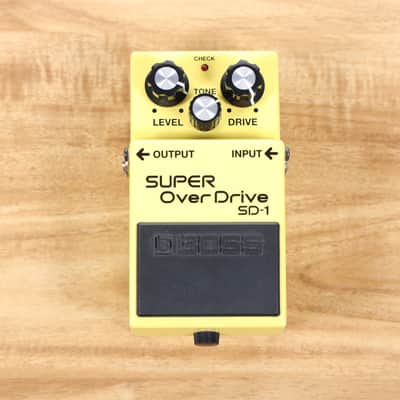 Boss SD-1 Super OverDrive (Silver Label) 1997 - Present - Yellow image 2