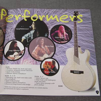 Washburn Catalog  1996 - Excellent condition! Dimebag, Nuno, Hagar, etc. image 10