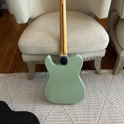 1987 Squier E Series Nahsville Telecaster MIJ Japan green image 2