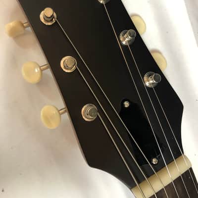 The Loar hollowbody electric guitar - NEW Thinbody Archtop Orange LH-306T Bigsby Tremolo w/ CASE image 7