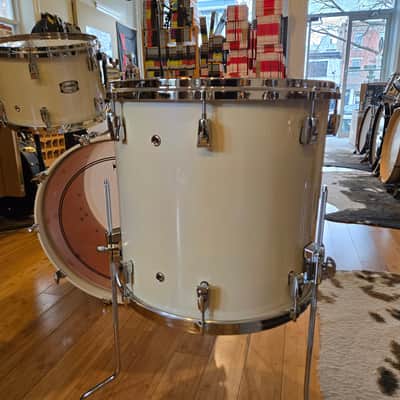 Drum Kits - Yamaha Absolute Hybrid Maple 14x22 9x13 15x16 Drum Kit (Polar White) image 9