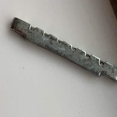 1950s Gibson ABR-1 Tune-O-Matic 1959 No Wire - Nickel image 4