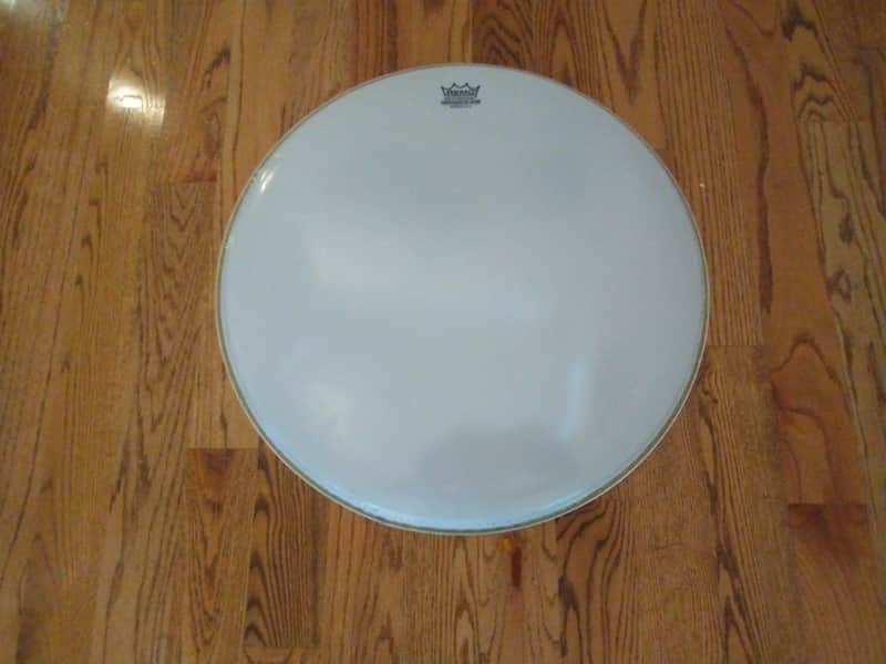 Remo Ambassador coated 22 inch bass drum batter or resonant head mint condition image 1