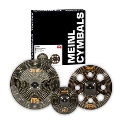 MEINL CCD101618 Classics Custom Dark Effect Cymbal Set 10-16-18 image 1