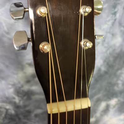 Vintage RARE 1978 Kent Model KF310 Korea Acoustic Guitar Pro Setup New Strings Semi Hard Shell Light Weight Case image 9