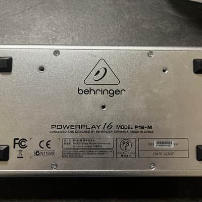 Behringer Powerplay P16-M 16-Channel Digital Personal Mixer 2011 - Present - Standard image 9