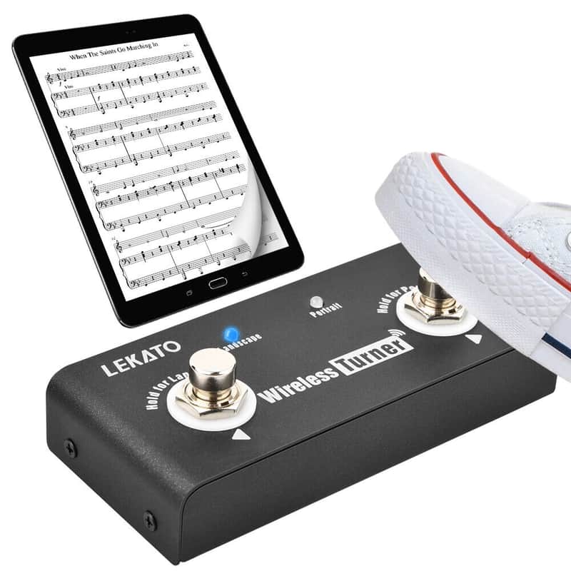 LEKATO Wireless Bluetooth Page Turner Pedal Controller Tuning True Bypass image 1