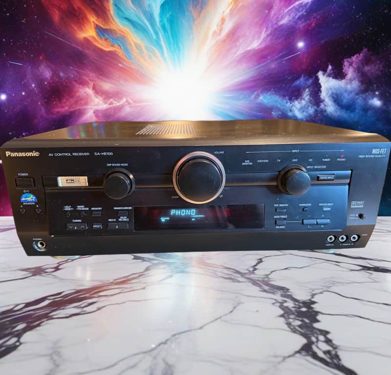 Vintage Panasonic SA-HE100 100WPC 6.1 CH BEAST🔥 Sounds Great! Serviced Beauty🎶