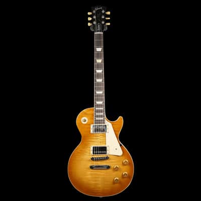 Les Paul Standard 50s Figured Top, Dirty Lemon Burst - Cherry Back Bild 3