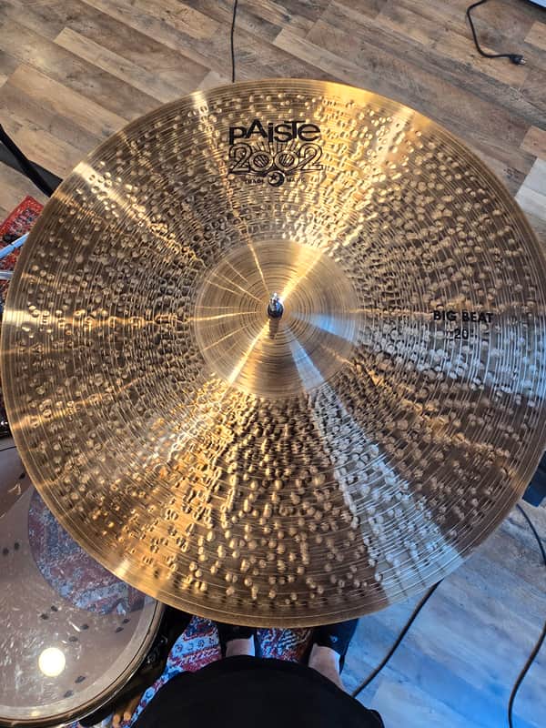 Paiste 20" 2002 Black Big Beat Cymbal 2016 - Present - Traditional image 1
