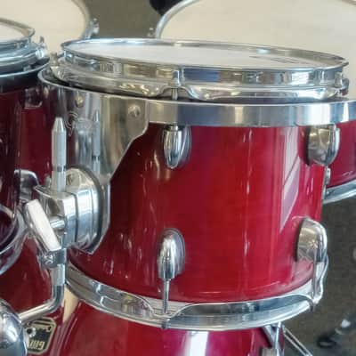 Gretsch Catalina Maple 6pc Drum Set - Dark Cherry Red Gloss image 3