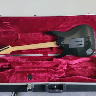 2017 Ibanez Prestige RG655 Galaxy Black w/OHSC image 5