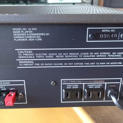 Harman Kardon hk 505 Twin Powered DC Integrated HIFI Amplifier Bild 10