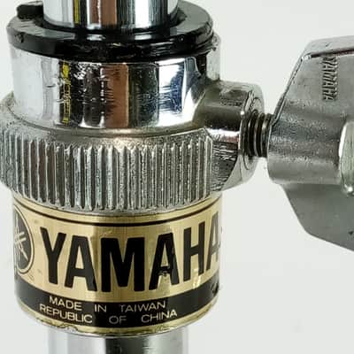 *Yamaha Snare Drum Stand Adjustable Side-Basket Single-Braced Tripod Chrome 80s* image 3