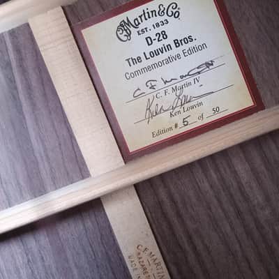 2014 Martin Louvin Brothers "Satan is Real" D-28 Acoustic Guitar w/ Case! #5 of 50, Signed! image 4