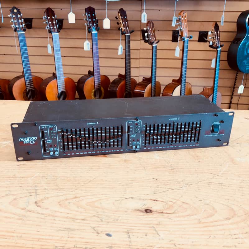 DOD 830QX Graphic Equalizer Rackmount Stereo EQ image 1