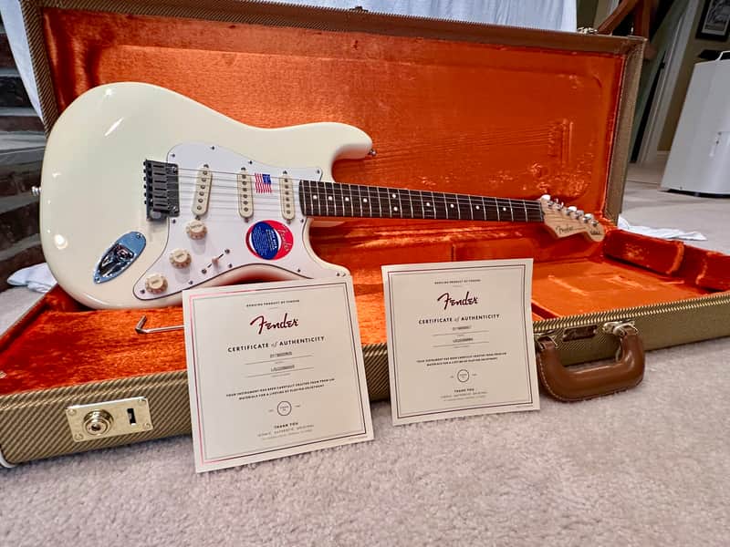 Fender Jeff Beck Artist Series Stratocaster 2022 Olympic White