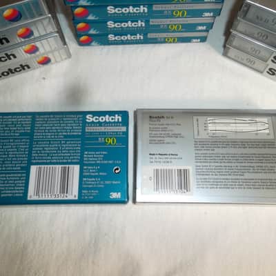9-Scotch XS 90 (CR02) Type II High Bias and 5-Scotch BX-90 Normal Type I Total of 14 1980's NOS Sealed Cassette Tapes image 3