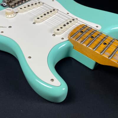 Fender Custom Shop Limited Edition Fat '50s Strat Relic - Super Faded Aged Sea Foam Green image 9