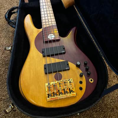 Fodera Monarch Deluxe 5 string bass guitar Yin Yang image 1