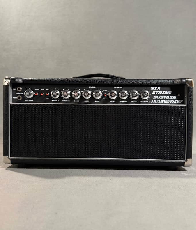 Amplified Nation Six String Sustain 50-Watt Tube Amp Head Black 2024 image 1