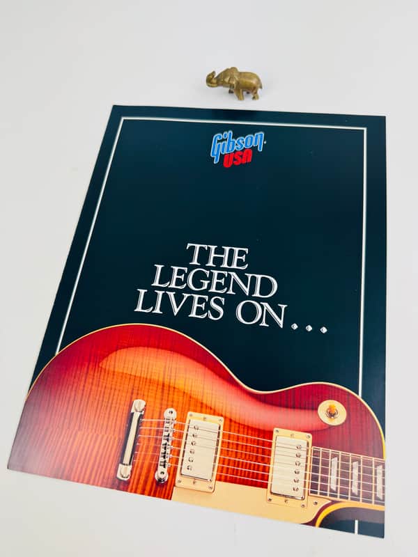 Gibson "The Legend Lives On" Brochure 1989 image 1