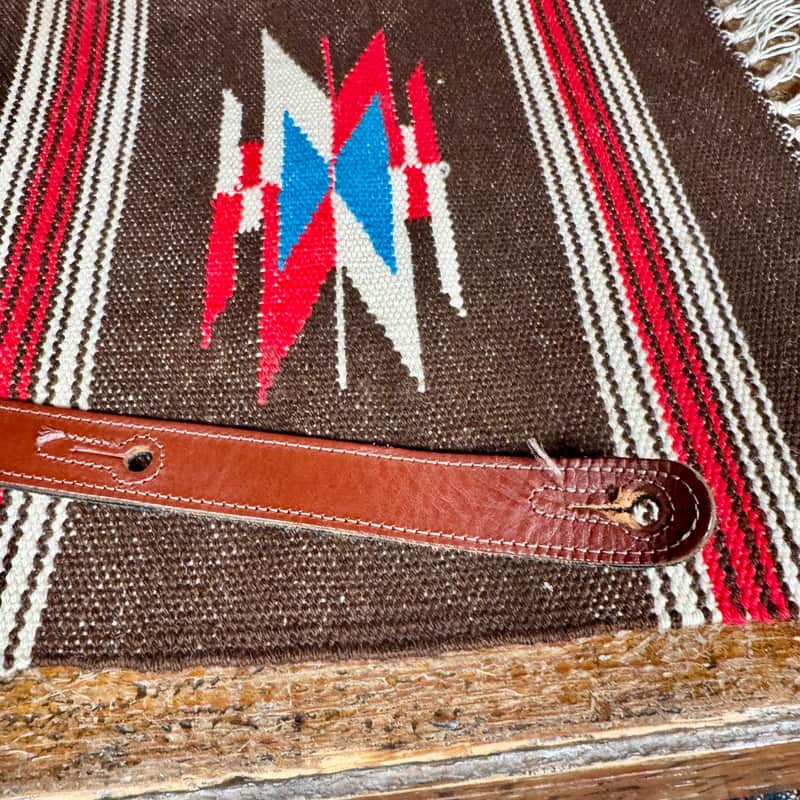 Levy's Signature Legacy Series MSS1-WAL Leather Guitar Strap Walnut image 1