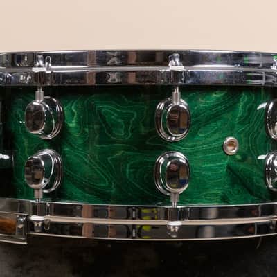 Mapex Orion 5.5x14 Emerald Green Snare Drum image 5