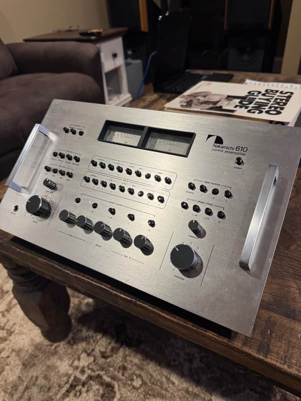 Nakamichi 610 Near Mint Box Manual and cover