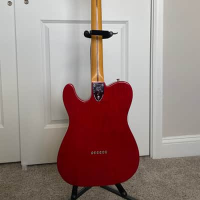 Fender American Vintage "Thin Skin" '72 Telecaster Custom 2017 - 2018 - Crimson Red Transparent image 5