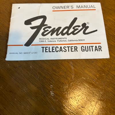 Fender Telecaster 1972 - Paper image 12