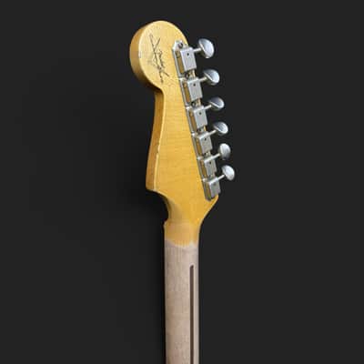 Fender '57 Stratocaster Relic HW '57 Pickups 3,4kg 2022 - Aged HLE Gold - VIDEO image 11