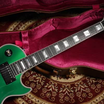 Gibson Custom Shop Order Custom Collection Les Paul Custom Planet Green Metallic-2016 image 2