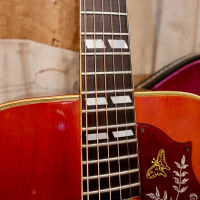Gibson Hummingbird 1968 - Cherry Sunburst image 7