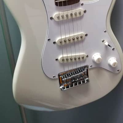 Squier By Fender Stratocaster Guitar Cream image 1