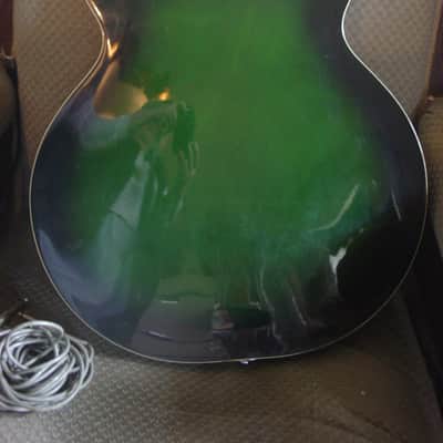 Encore Japan Emerald green Electric guitar Vintage image 4