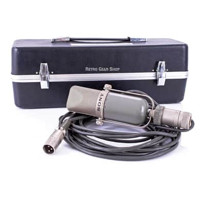 Sony C37P Mic FET Condenser Microphone Vintage Rare Serviced C-37P image 5